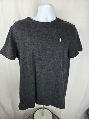 Polo by Ralph Lauren Men’s Dark Gray Crew Neck T-Shirt